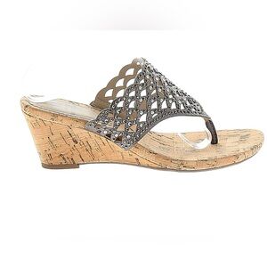 White Mountain Cork wedge
sandal
